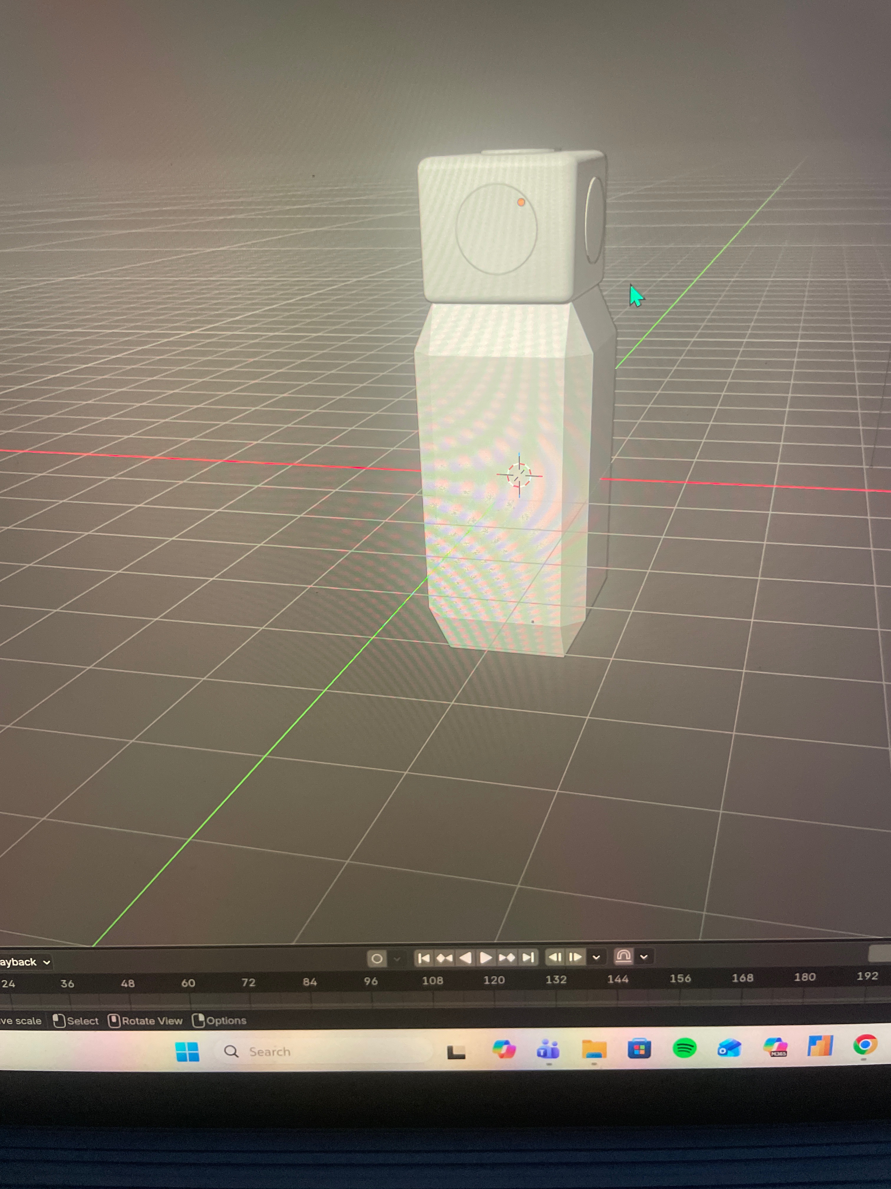 Testing in Blender: Starting to Replicate Cap Bottle With Circles